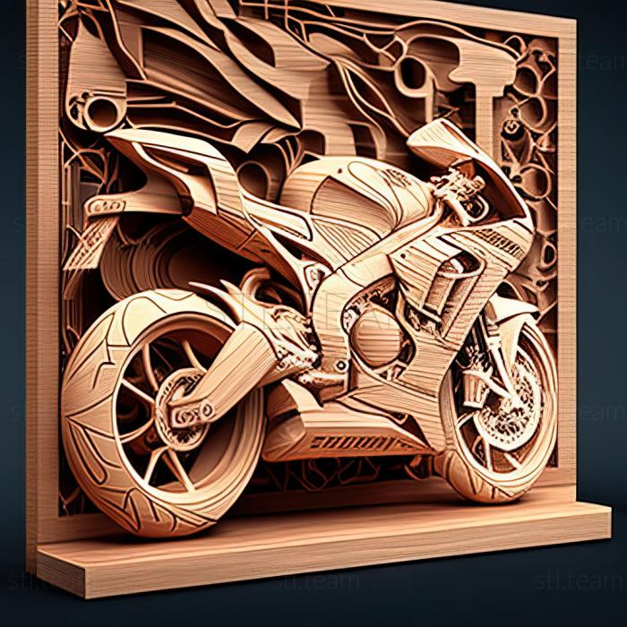 3D модель Honda CBR600RR (STL)